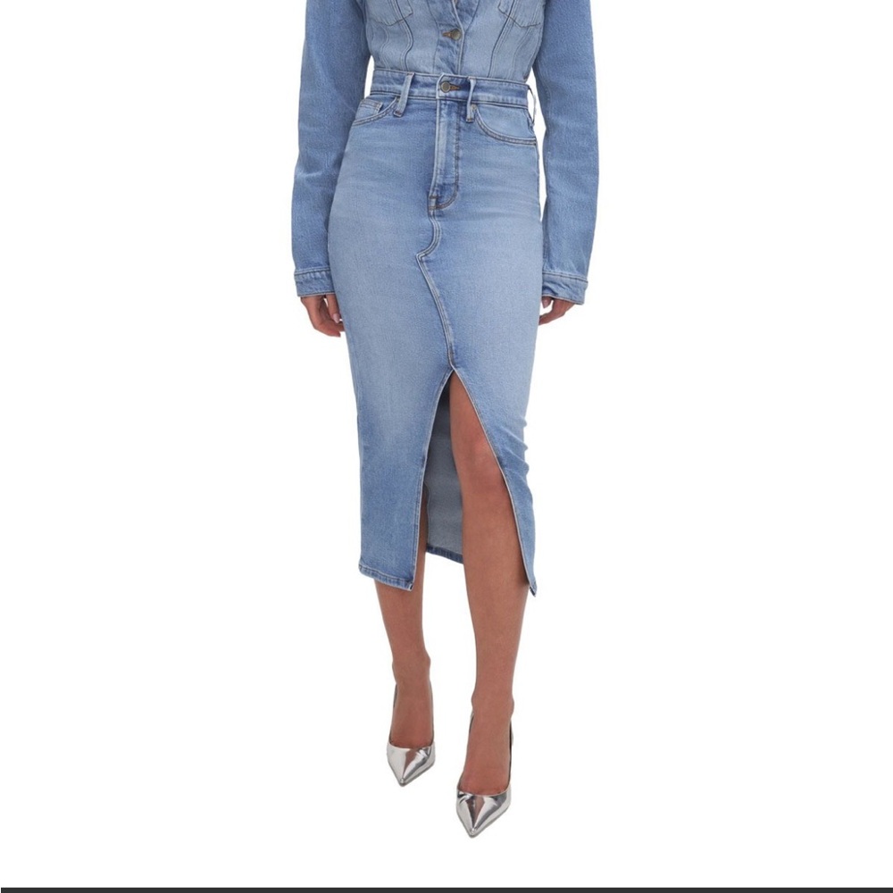 Good American denim slit skirt - Picture 5 of 5